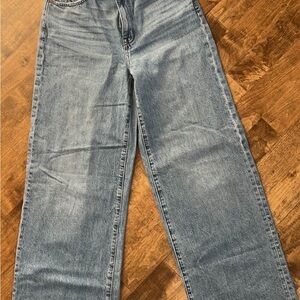 Madewell super wide leg Blue Jeans